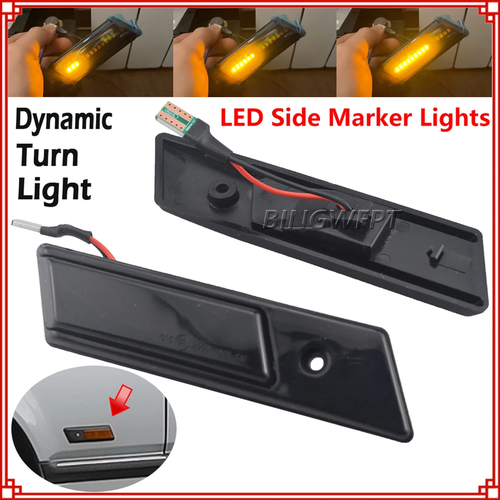 For BMW E32 E34 E36 1990-1996 M3 3 5 7 Serie Led Dynamic Turn Signal Light Side Marker Fender Sequential Lamp Indicator Blinker
For BMW E32 E34 E36 1990-1996 M3 3 5 7 Serie Led Dynamic Turn Signal Light Side Marker Fender Sequential Lamp Indicator Blinker
