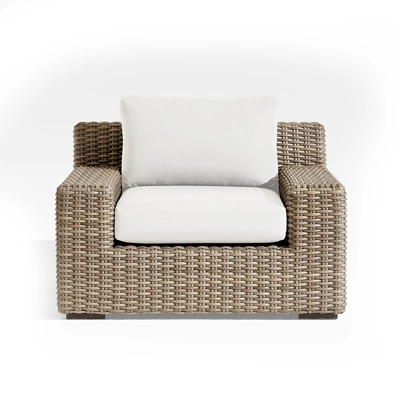 Outdoor sofa, coffee table, courtyard, waterproof and sunproof outdoor model room furniture
Outdoor sofa, coffee table, courtyard, waterproof and sunproof outdoor model room furniture