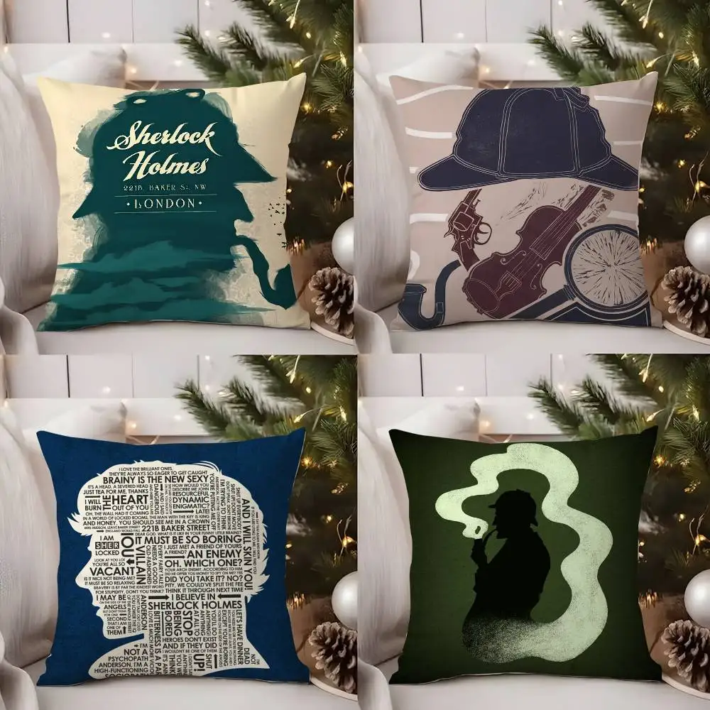 S-Sherlock H-Holmes Pillow Case Office Sofa Dorm Chair Back Short Plush Double-sided Printing Home Cushion Cover
S-Sherlock H-Holmes Pillow Case Office Sofa Dorm Chair Back Short Plush Double-sided Printing Home Cushion Cover