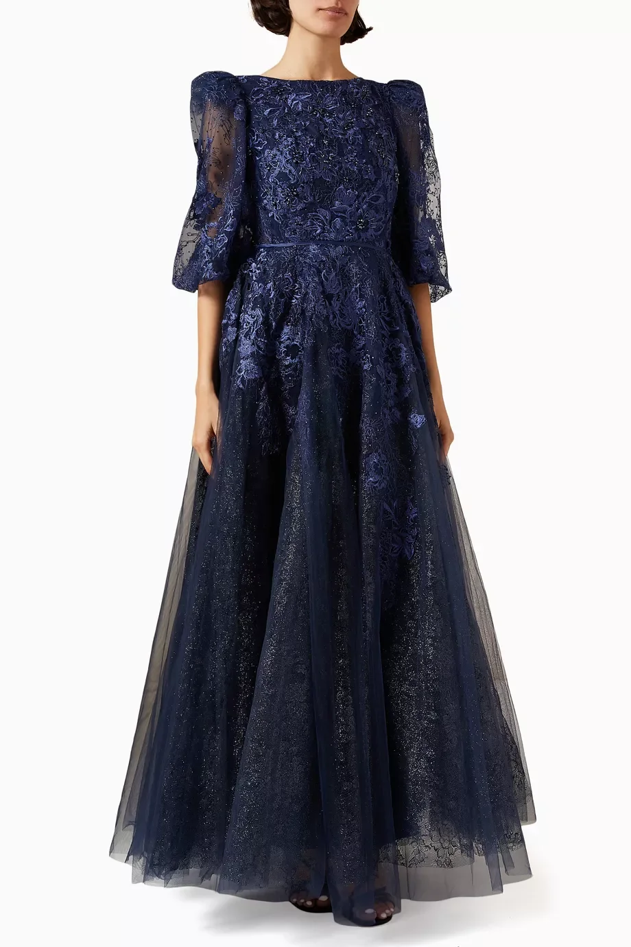 Puff-sleeve Gown in Mesh Evening Dresses Woman Elegant Lace Birthday Dresses Luxury 2024 A-line Corset Back Prom Dress for Women
Puff-sleeve Gown in Mesh Evening Dresses Woman Elegant Lace Birthday Dresses Luxury 2024 A-line Corset Back Prom Dress for Women