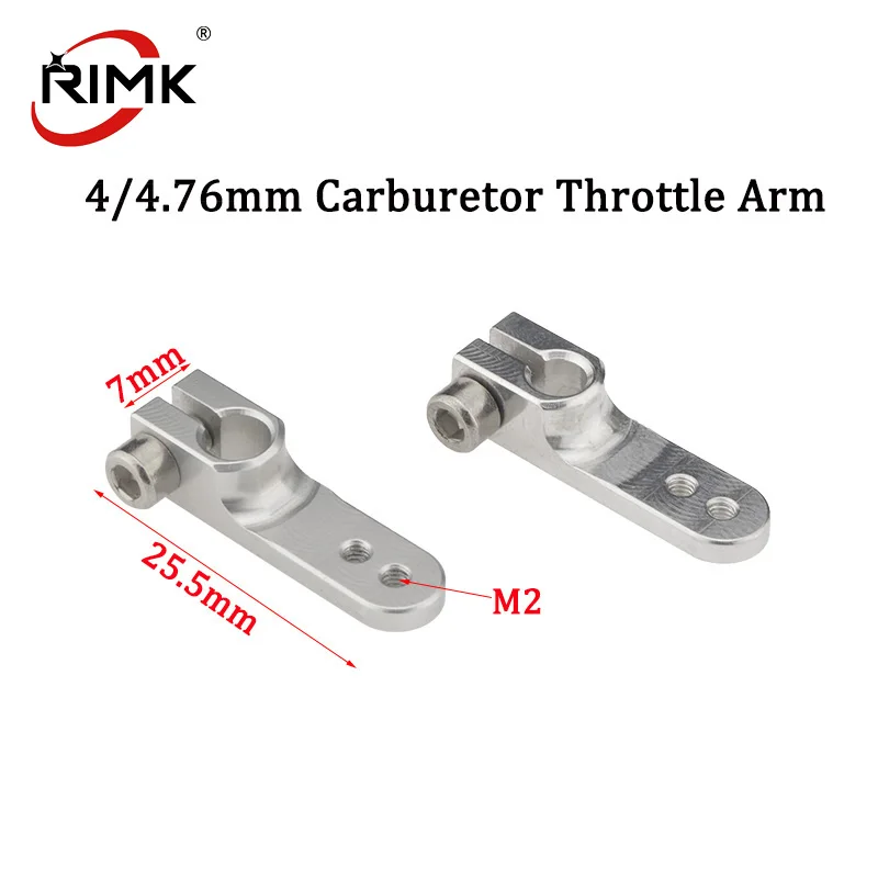 1pc 4mm/4.76mm Hole CNC Clamp Zenoah Type Servo Metal Arm for Carburetor Throttle Lever RC Methanol Gasoline Engine
1pc 4mm/4.76mm Hole CNC Clamp Zenoah Type Servo Metal Arm for Carburetor Throttle Lever RC Methanol Gasoline Engine