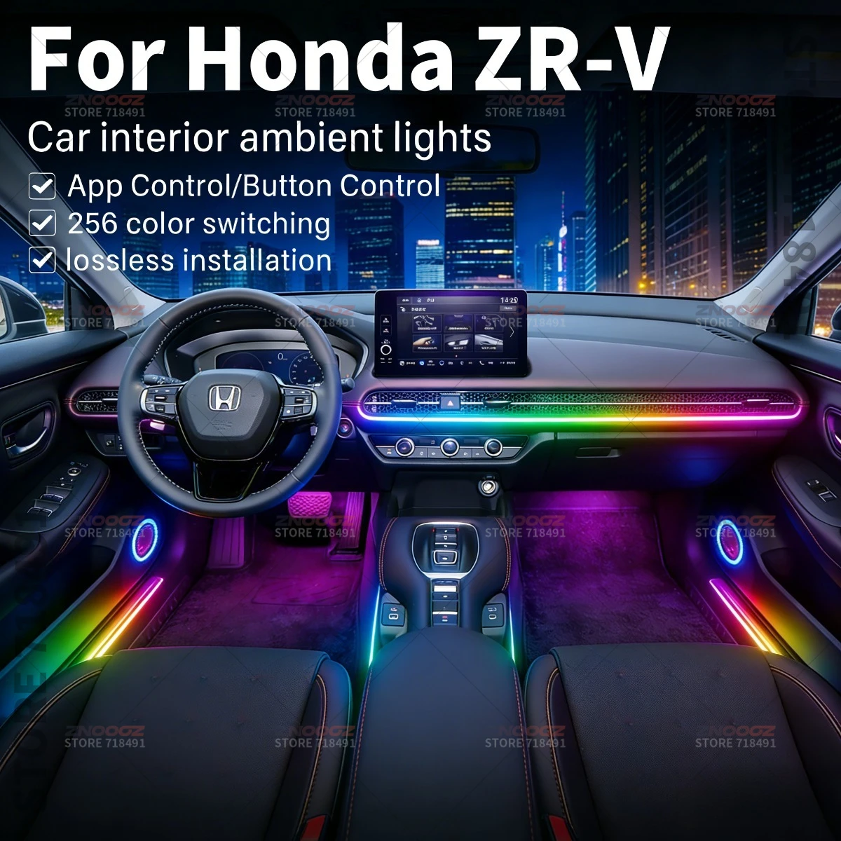22в1 RGB интерьер автомобиля акриловые автомобильные окружающие освещение RGB скрытая акриловая полоса украшения атмосферные аксессуары для Honda ZR-V
22в1 RGB интерьер автомобиля акриловые автомобильные окружающие освещение RGB скрытая акриловая полоса украшения атмосферные аксессуары для Honda ZR-V