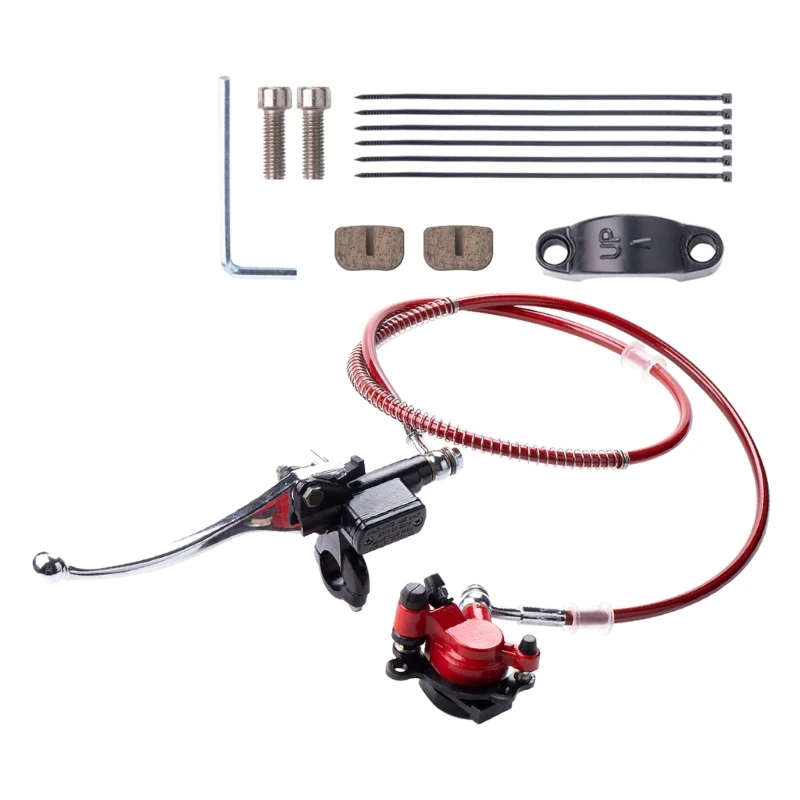 Rear Hydraulic Disc Brake System Caliper with Brake Pad Brake Assembly Mastered Cylinder for 2 Stroke 47CC 49CC
Rear Hydraulic Disc Brake System Caliper with Brake Pad Brake Assembly Mastered Cylinder for 2 Stroke 47CC 49CC