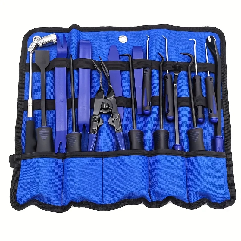 With Scraper Auto Clip Removal Plier Fastener Remover Rivets Puller Mechanic Car Trim Removal Tool 17Pcs Hook and Pick Tool Set
With Scraper Auto Clip Removal Plier Fastener Remover Rivets Puller Mechanic Car Trim Removal Tool 17Pcs Hook and Pick Tool Set