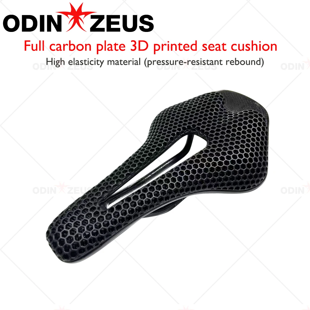 ODINZEUS Carbon Fiber 3D Printed Bike Saddle 161g 150*255mm UNISEX Design for Road/MTB/Gravel/Triathlon Bicycle Cycling Seat
ODINZEUS Carbon Fiber 3D Printed Bike Saddle 161g 150*255mm UNISEX Design for Road/MTB/Gravel/Triathlon Bicycle Cycling Seat