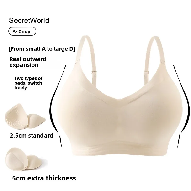 Comfortable Thickened Women's Underwear Breathable Steel Ring Gathered Cartoon Style Bra Pad Home Clothes Intimate Wear
Comfortable Thickened Women's Underwear Breathable Steel Ring Gathered Cartoon Style Bra Pad Home Clothes Intimate Wear