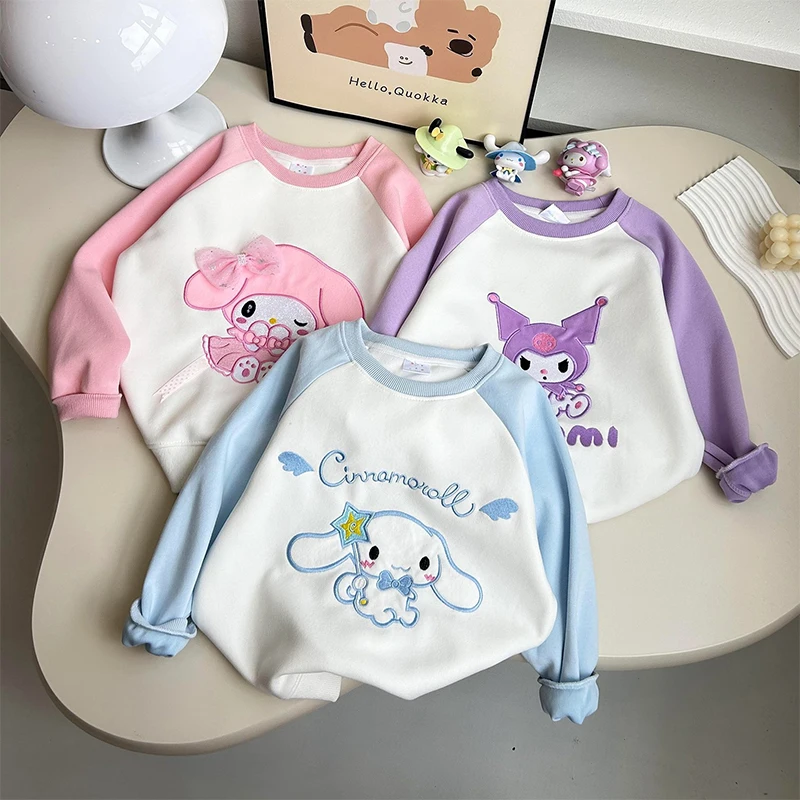 2024 Sanrio Kawaii Kuromi My Melody Cinnamoroll Anime Children Hoodie Girl Heart Cartoon Cute Children Clothes Tide Gift for Kid
2024 Sanrio Kawaii Kuromi My Melody Cinnamoroll Anime Children Hoodie Girl Heart Cartoon Cute Children Clothes Tide Gift for Kid