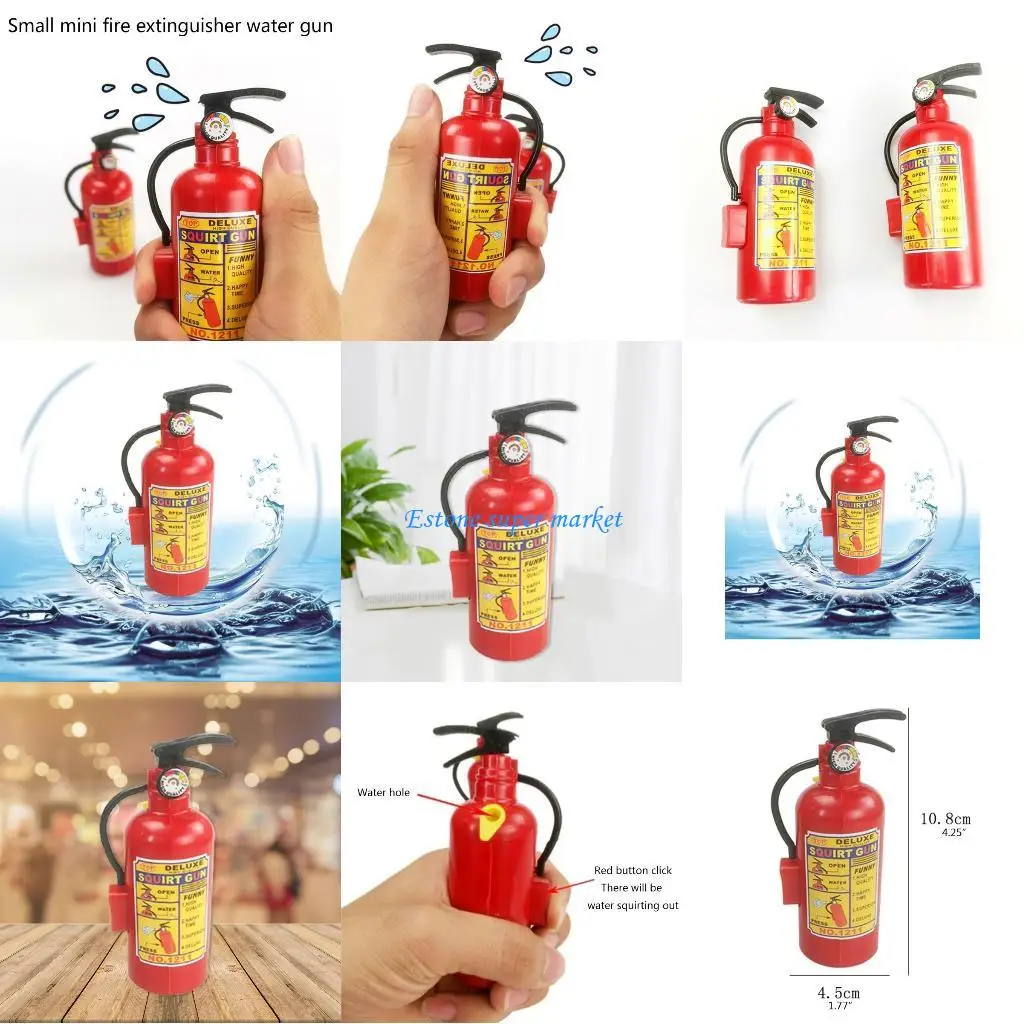 090B Mini Extinguisher Water Fireman Great for Summer Outdoor and Indoor for Play Water Fighting Party G
090B Mini Extinguisher Water Fireman Great for Summer Outdoor and Indoor for Play Water Fighting Party G