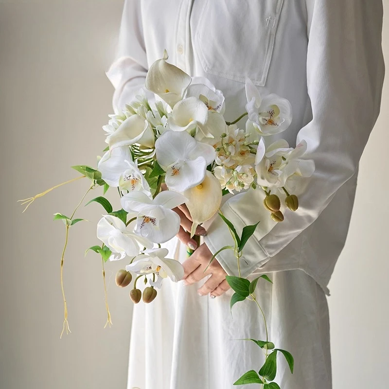 Mori series simple high-end sense realistic certificate hand bouquet wedding bride decoration bridesmaid bouquet wedding
Mori series simple high-end sense realistic certificate hand bouquet wedding bride decoration bridesmaid bouquet wedding