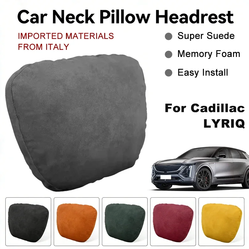 Italy Suede Car Neck Rest Pillow For Cadillac LYRIQ Seat Head Neck Support Cushion Auto Interior Accessories
Italy Suede Car Neck Rest Pillow For Cadillac LYRIQ Seat Head Neck Support Cushion Auto Interior Accessories