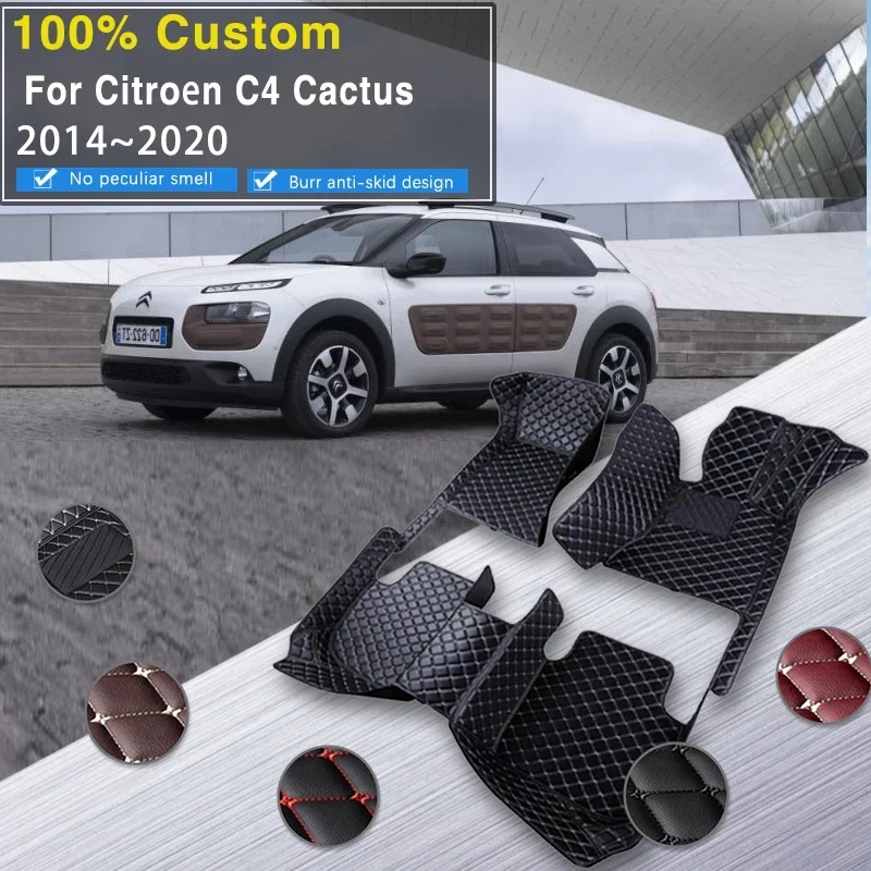 Качественные автомобильные коврики RHD для Citroën C4 Cactus 2014 ~ 2020, водонепроницаемый кожаный автомобильный коврик, полный комплект Tapete Automotivo Para Carro Car
Качественные автомобильные коврики RHD для Citroën C4 Cactus 2014 ~ 2020, водонепроницаемый кожаный автомобильный коврик, полный комплект Tapete Automotivo Para Carro Car