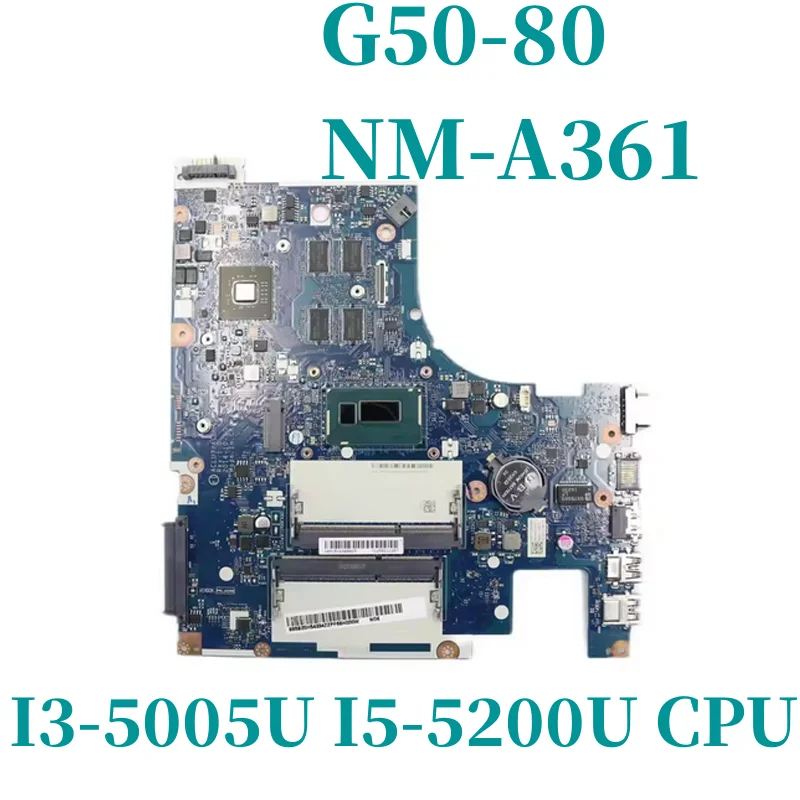 ACLU3 ACLU4 NM-A361 для Lenovo Ideapad G50-80 материнская плата ноутбука DDR3L I3-5005U I5-5200U CPU R5 M330 GPU 100% тест в порядке
ACLU3 ACLU4 NM-A361 для Lenovo Ideapad G50-80 материнская плата ноутбука DDR3L I3-5005U I5-5200U CPU R5 M330 GPU 100% тест в порядке