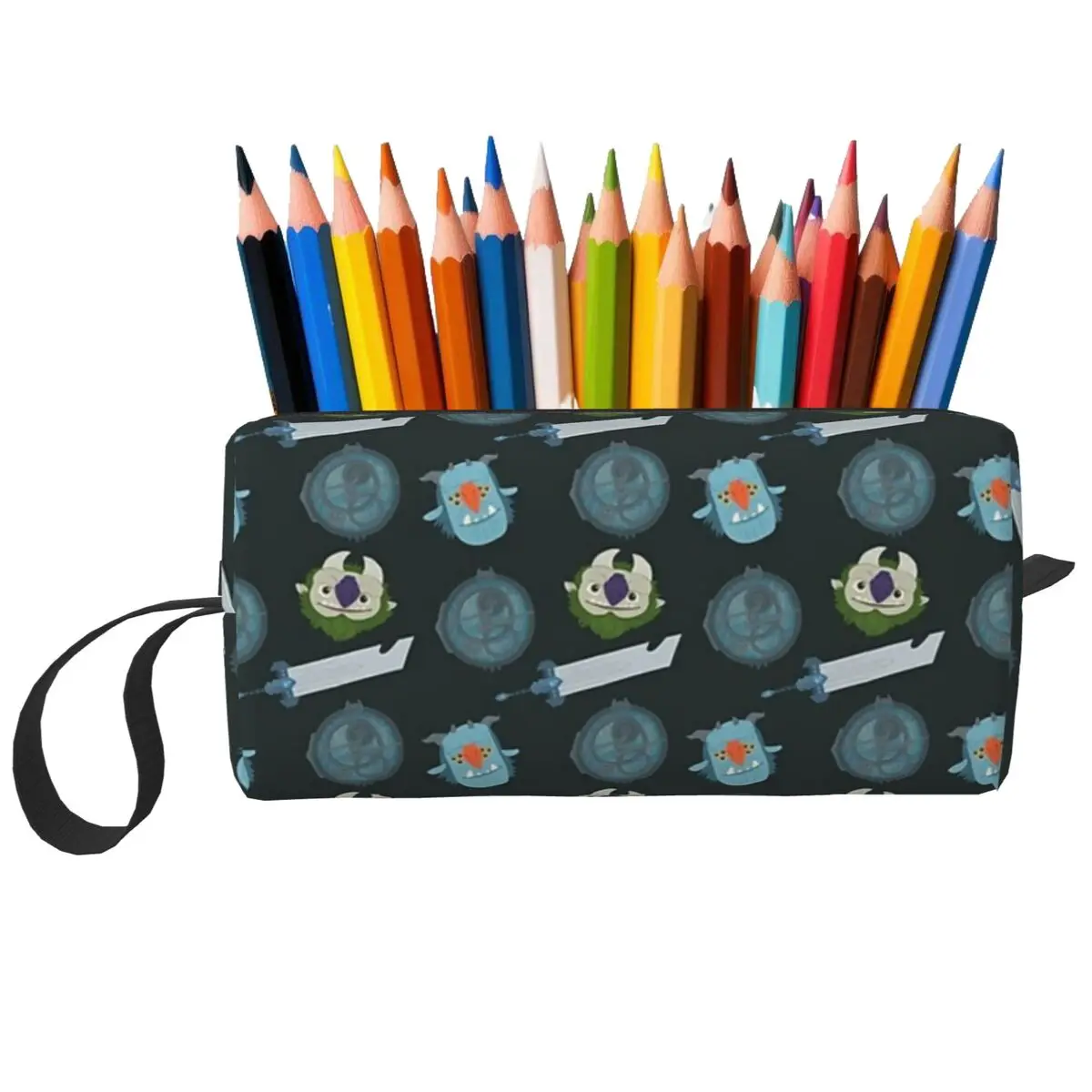Trollhunters Repeating Pattern Pencil Case for Boy Girl School Pen Box Pencil Bag Stationery Supplies Travel Women Cosmetic Bag
Trollhunters Repeating Pattern Pencil Case for Boy Girl School Pen Box Pencil Bag Stationery Supplies Travel Women Cosmetic Bag