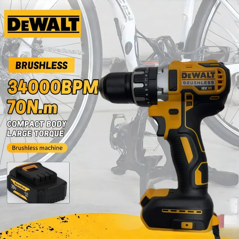 Бесщеточная ударная электродрель Dewalt DCD796, многофункциональный аккумуляторный шуруповерт, перезаряжаемый электроинструмент для аккумулятора 20В
Бесщеточная ударная электродрель Dewalt DCD796, многофункциональный аккумуляторный шуруповерт, перезаряжаемый электроинструмент для аккумулятора 20В