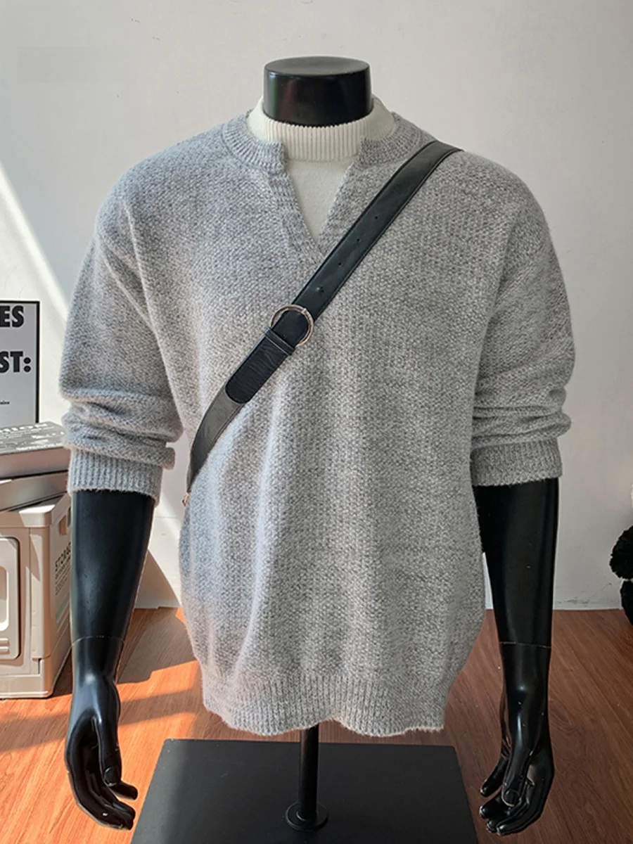 American Sle V-Ne Knitwear Loose Fit Casual Versatile Men's Long Sve Crew Ne Sweater Autumn Winter Comfortable Loose
American Sle V-Ne Knitwear Loose Fit Casual Versatile Men's Long Sve Crew Ne Sweater Autumn Winter Comfortable Loose