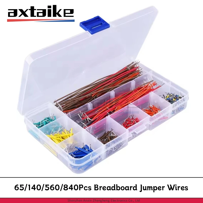 65/140/560/840Pcs Colorful Solderless Breadboard Jumper Wires U Shape Cable Wire Connector Kit Box for DIY Arduino Breadboard
65/140/560/840Pcs Colorful Solderless Breadboard Jumper Wires U Shape Cable Wire Connector Kit Box for DIY Arduino Breadboard