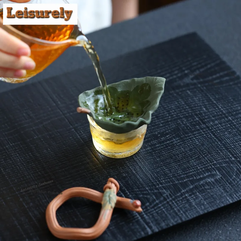 Purple Clay Leaf Tea Separator Infusor Traditional Tea Strainer Dispenser Household Tea Maker Tea Filter Tea Services Ornaments
Purple Clay Leaf Tea Separator Infusor Traditional Tea Strainer Dispenser Household Tea Maker Tea Filter Tea Services Ornaments