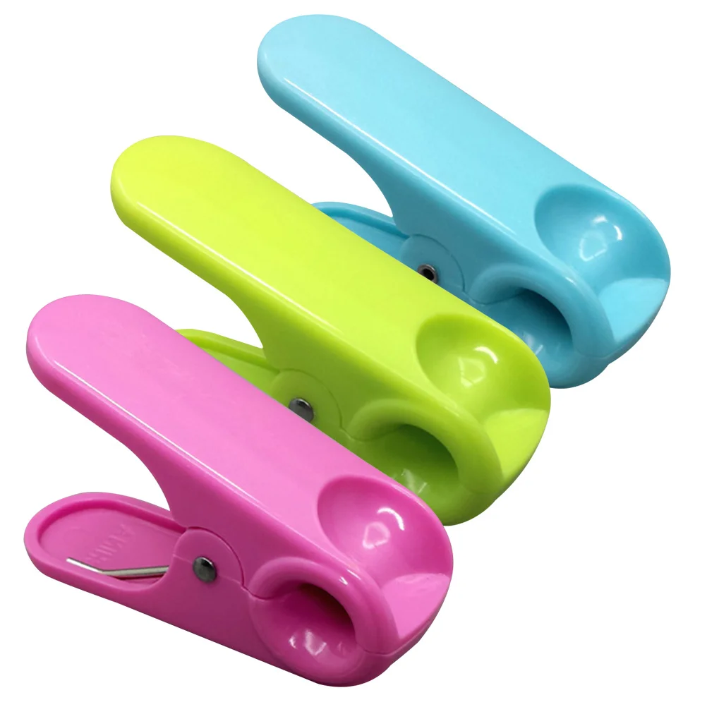 10Pcs Food Sealing Clips Strong Hold Plastic Clamps for Bags and Clothes Multi Use Sealer Clip Assorted Colors Home Kitchen
10Pcs Food Sealing Clips Strong Hold Plastic Clamps for Bags and Clothes Multi Use Sealer Clip Assorted Colors Home Kitchen