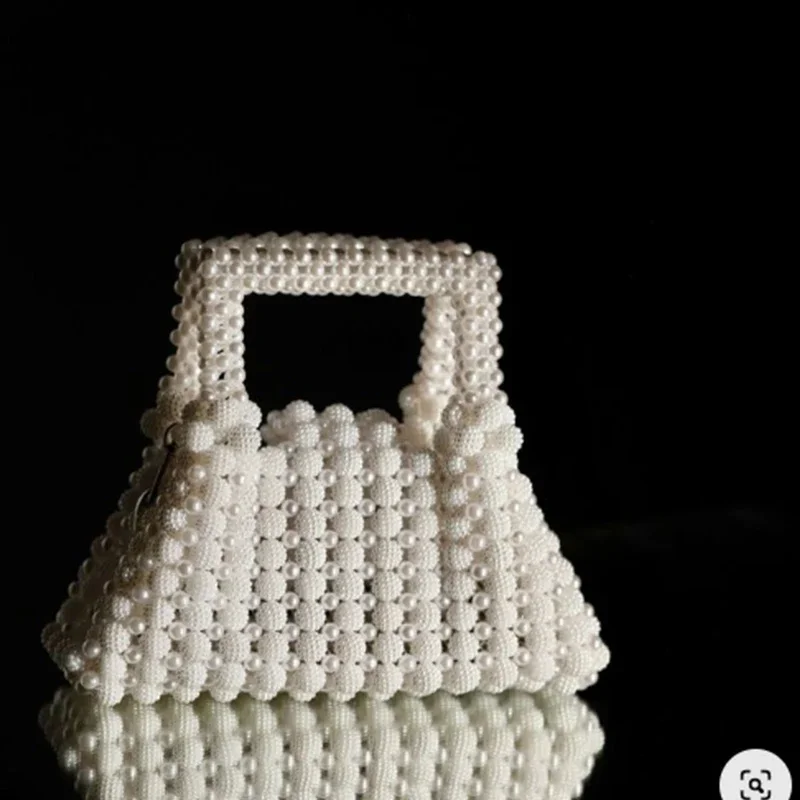 Ins Exquisite Compact White Pearl Bead Dinner Bag Handmade Fashionable Ladies Handbag Customizable Color Designer Women's Bags
Ins Exquisite Compact White Pearl Bead Dinner Bag Handmade Fashionable Ladies Handbag Customizable Color Designer Women's Bags