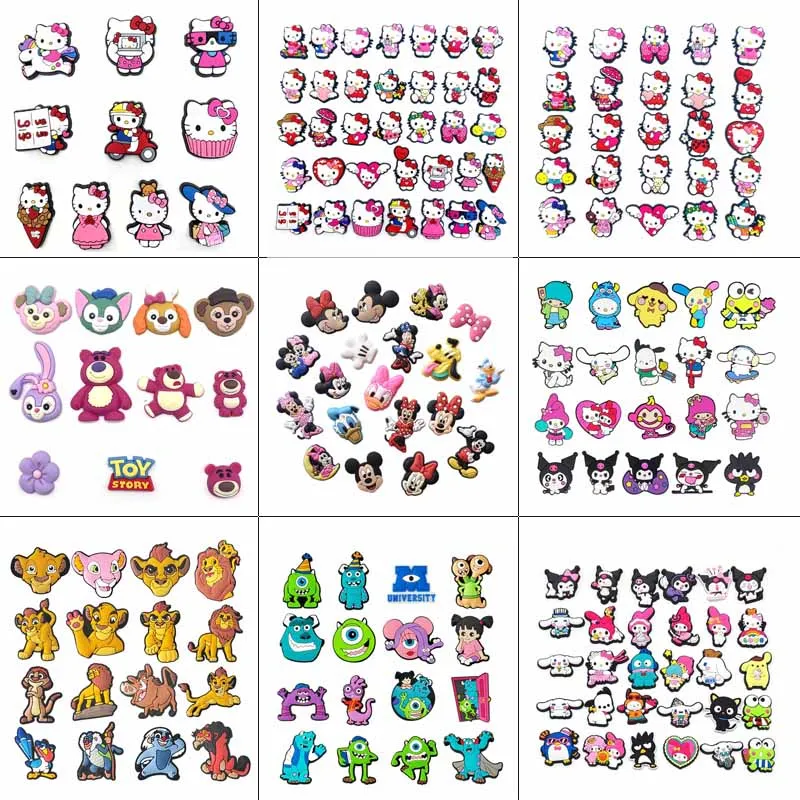 Комплект обуви MINISO Hello Kitty Sanrio в форме монстра, шармы для сабо, сумок, сланцев из пузырей, сандалий, украшение для обуви из ПВХ, пляжная сумка, аксессуары
Комплект обуви MINISO Hello Kitty Sanrio в форме монстра, шармы для сабо, сумок, сланцев из пузырей, сандалий, украшение для обуви из ПВХ, пляжная сумка, аксессуары