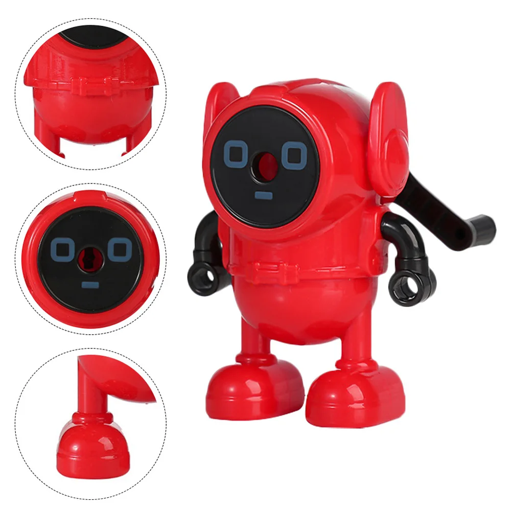 Portable Pencil Sharpener Cartoon Robot Automatic Hand Crank for Kids Students Stationery Lightweight Plastic School Office Use
Portable Pencil Sharpener Cartoon Robot Automatic Hand Crank for Kids Students Stationery Lightweight Plastic School Office Use
