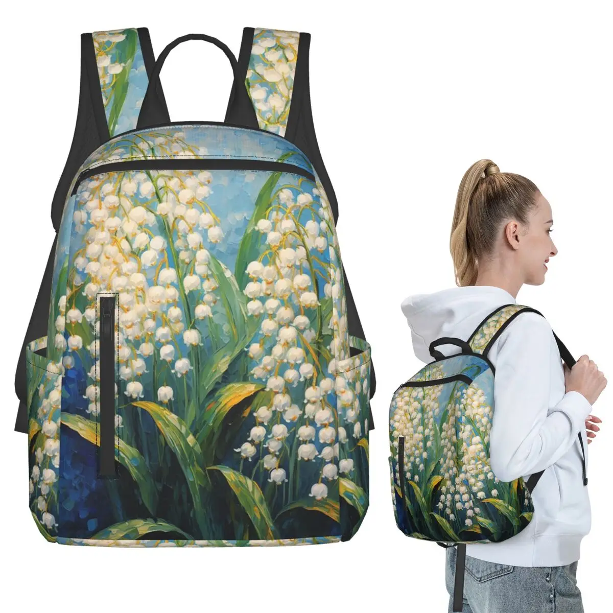 Vibrant Convallaria Pattern Backpack Student BookBag Children School Bag Laptop Shoulder Bags Boys Girls
Vibrant Convallaria Pattern Backpack Student BookBag Children School Bag Laptop Shoulder Bags Boys Girls
