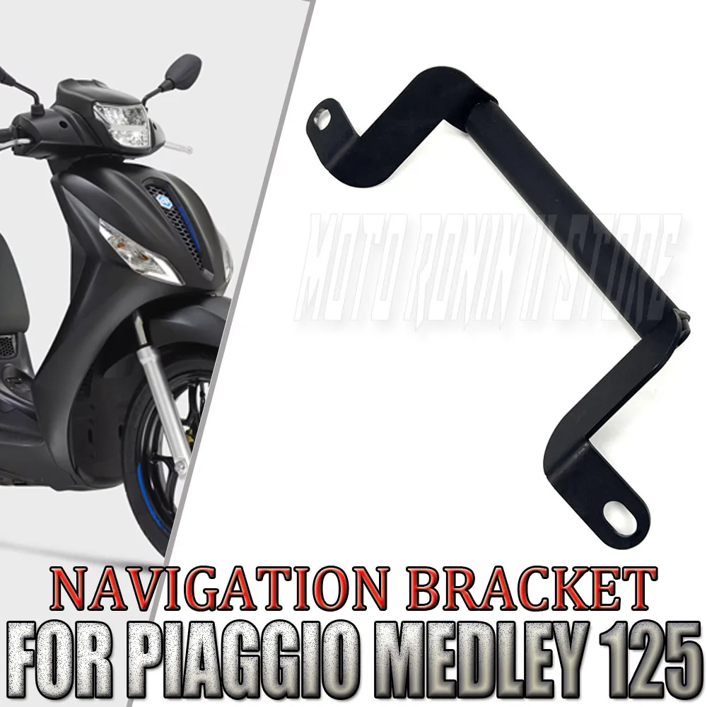 For Piaggio Medley 125 Motorcycle Navigation Bracket Phone Holder GPS Plate Support Multifunctional Phone Navigation Bracket