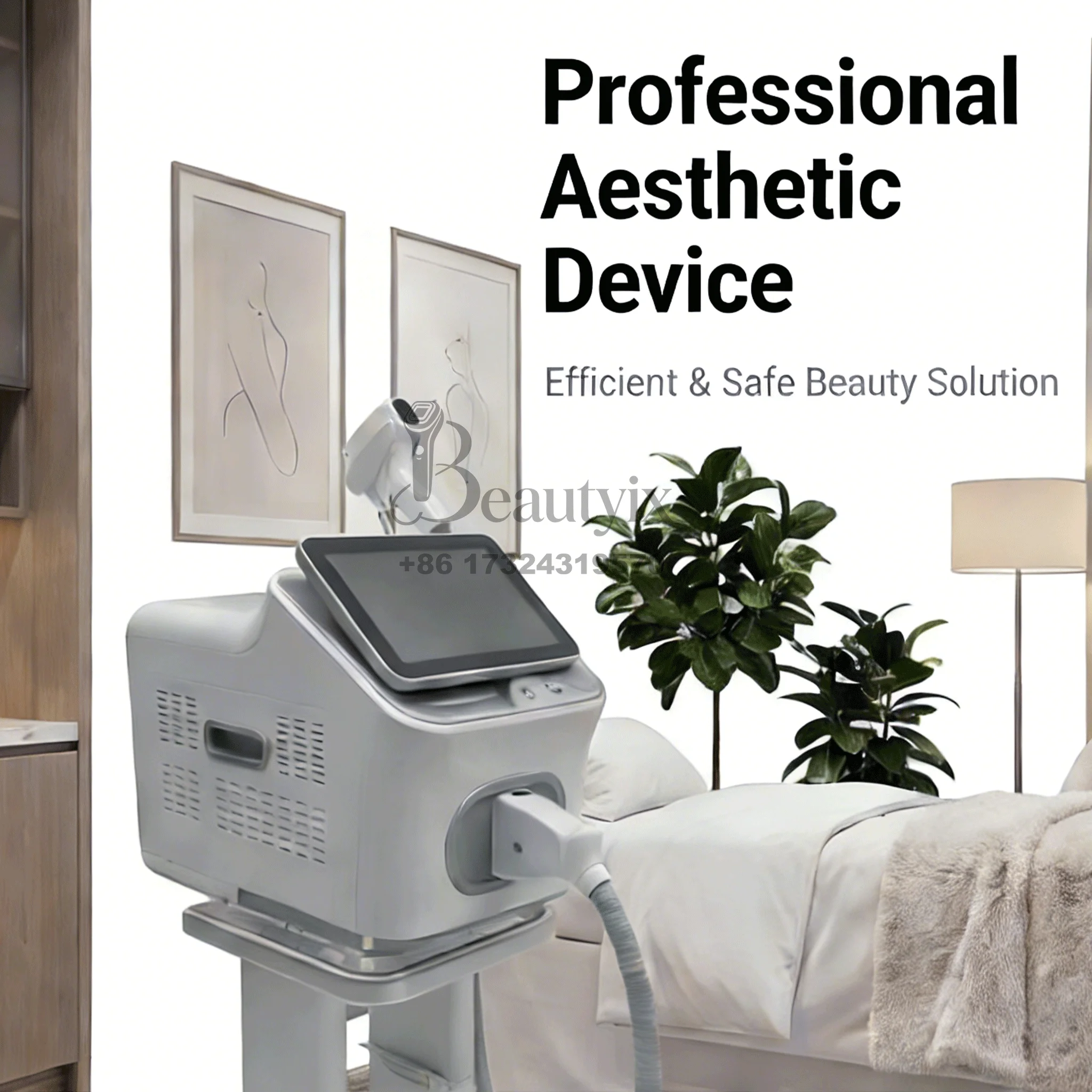 4000W Alexandrite 4-Wavelength 755/808/940/1064nm Diode Laser Permanent Painless Hair Removal Depilation Device
4000W Alexandrite 4-Wavelength 755/808/940/1064nm Diode Laser Permanent Painless Hair Removal Depilation Device