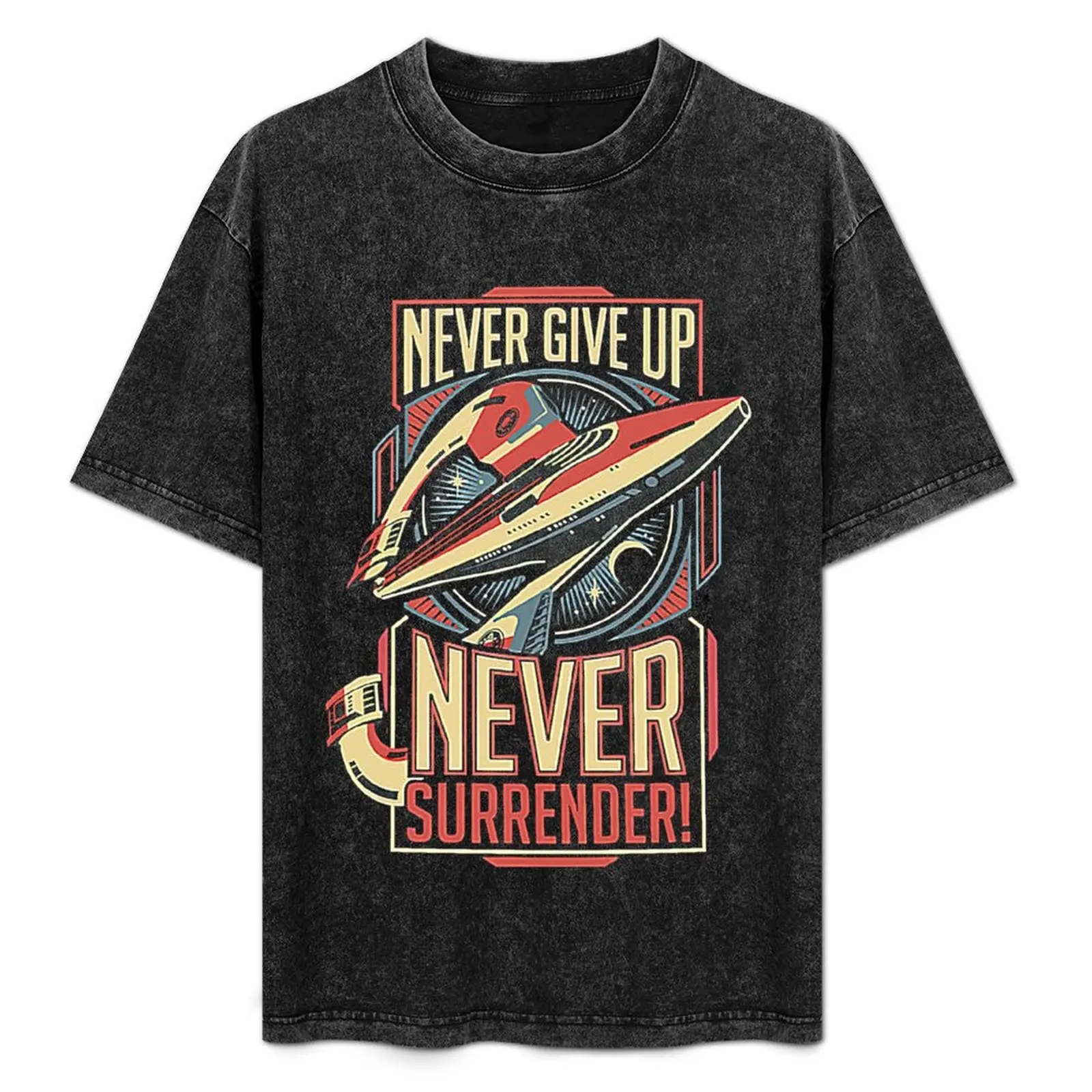 Vintage Never Surrender Quote Retro T-Shirt High Elasticity Sports T-Shirt
Vintage Never Surrender Quote Retro T-Shirt High Elasticity Sports T-Shirt