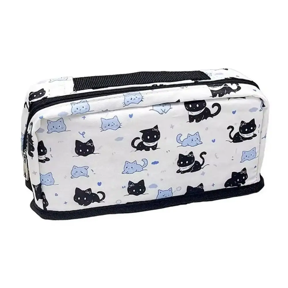 New Snowy Kitten Pencil Case Foldable Large Capacity Stationery Bag Gift Multilayer Cosmetic Bag Students
New Snowy Kitten Pencil Case Foldable Large Capacity Stationery Bag Gift Multilayer Cosmetic Bag Students
