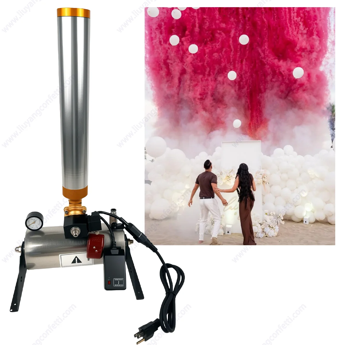 Boy Or Girl Show Decoration Ceremony Baby Shower Remote Control Gender Revealsmoke Machine Powder Party Prop Confetti Cannon FX
Boy Or Girl Show Decoration Ceremony Baby Shower Remote Control Gender Revealsmoke Machine Powder Party Prop Confetti Cannon FX
