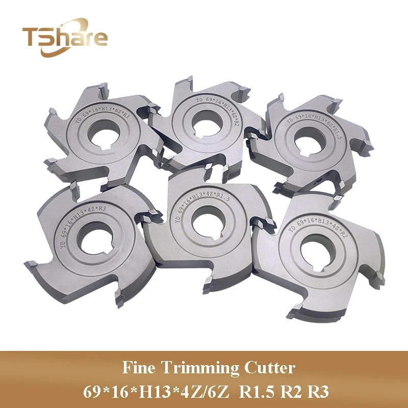 2PCS Easy to use 69*16*H13*4Z/6Z R1.5/2/3 Fine Trimming Cutter for KDT Edge Banding Machine
2PCS Easy to use 69*16*H13*4Z/6Z R1.5/2/3 Fine Trimming Cutter for KDT Edge Banding Machine