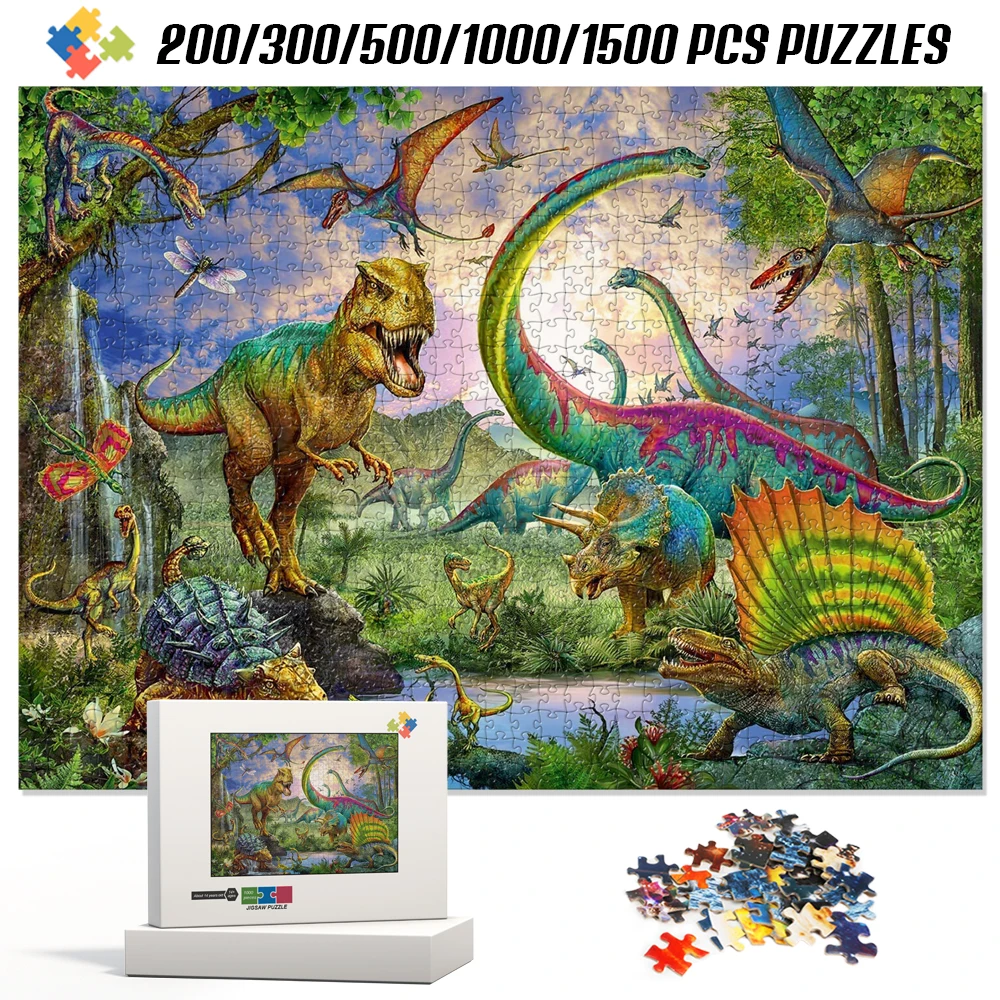 Colorful Jurassic Dinosaur Cartoon Tangram Puzzle Game for Children/adults Multiple Specifications with Box Gift Jigsaw Puzzle
Colorful Jurassic Dinosaur Cartoon Tangram Puzzle Game for Children/adults Multiple Specifications with Box Gift Jigsaw Puzzle