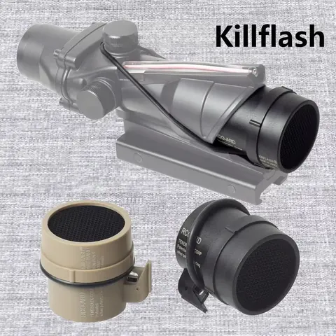 Tactical 1X32 4X32 Scope Killflash Metal Mesh Cover Cap Front Lens Protector Anti-Reflection Honeycomb For Hunting