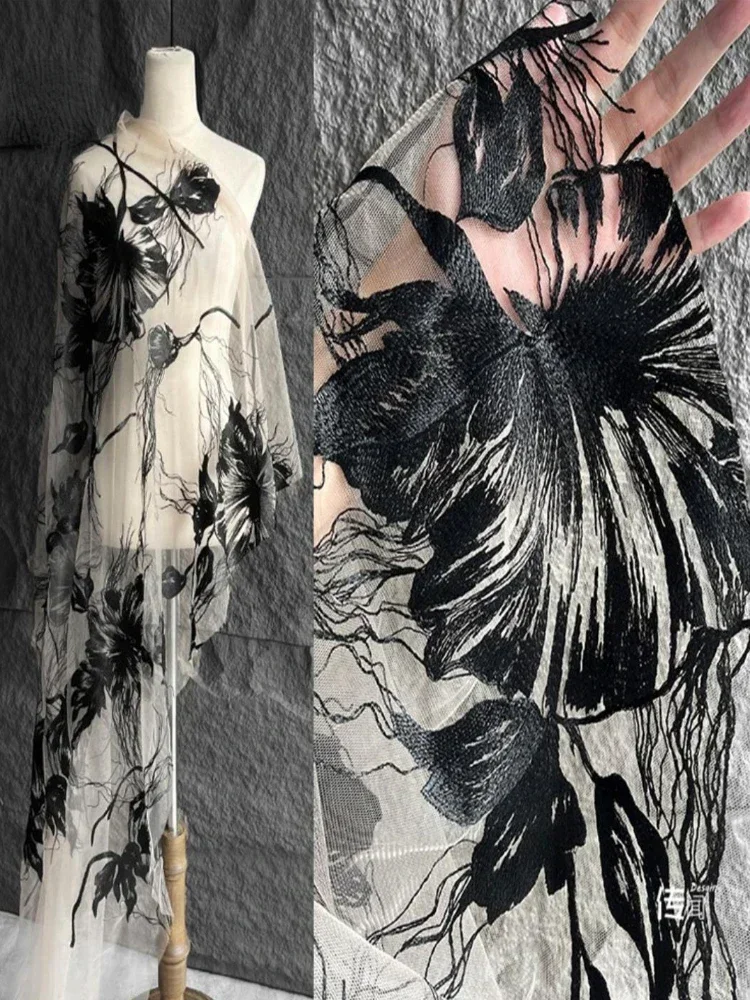 Jacquard Fabric Lace Mesh Chinoiserie Dress Fashion Designer Wholesale Cloth for Diy Sewing By Meters Material
Jacquard Fabric Lace Mesh Chinoiserie Dress Fashion Designer Wholesale Cloth for Diy Sewing By Meters Material