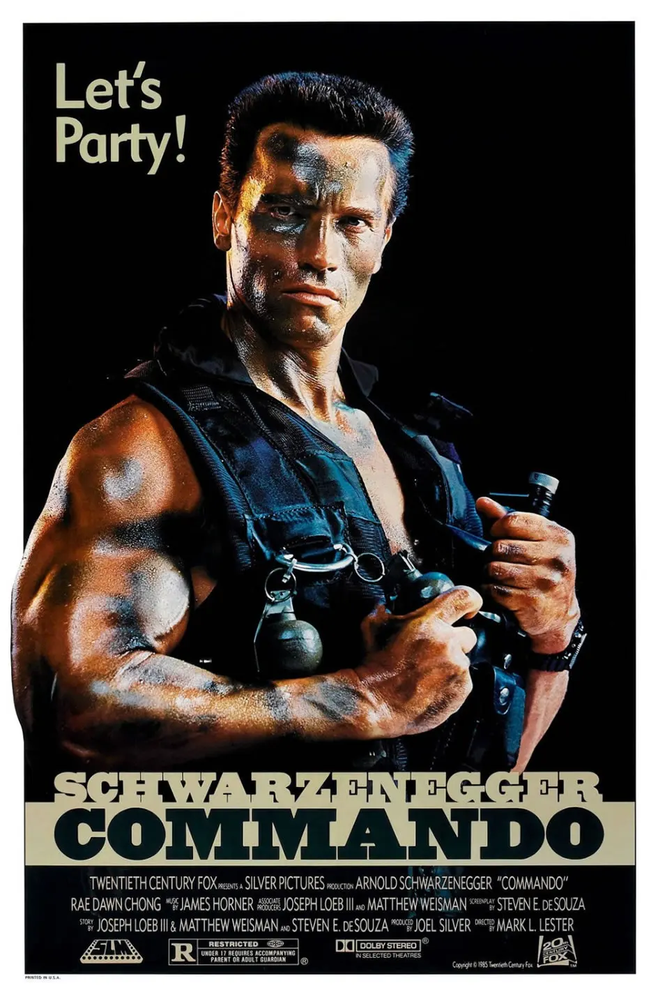 Commando Movie 1985 Print Art Canvas Poster For Living Room Decoration Home Wall Picture
Commando Movie 1985 Print Art Canvas Poster For Living Room Decoration Home Wall Picture