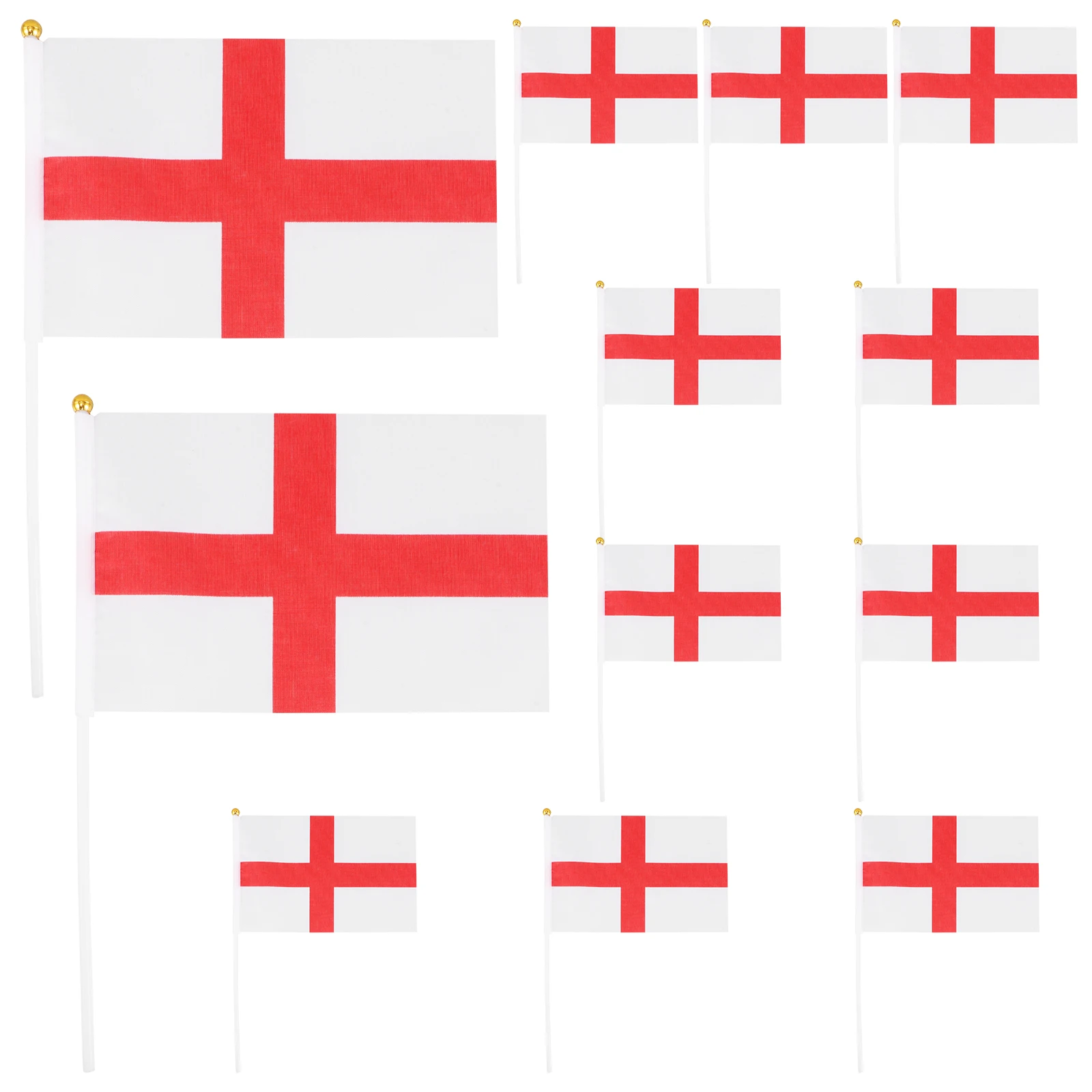 12pcs Hand Waving England Mini British Stick Flags Small Soccer Party Decorations Patriotic Uk Flags For Sports Events
12pcs Hand Waving England Mini British Stick Flags Small Soccer Party Decorations Patriotic Uk Flags For Sports Events