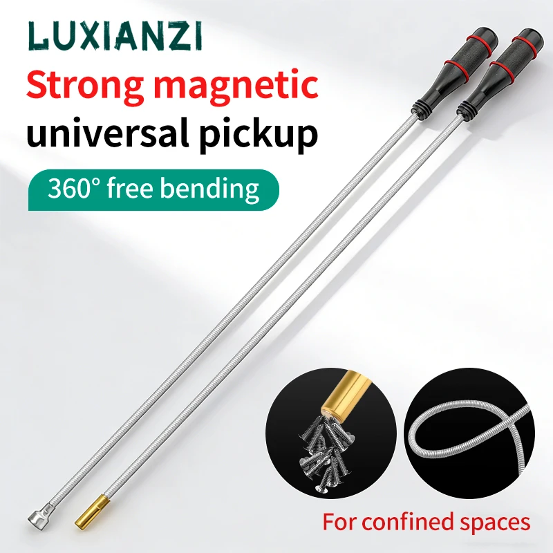 LUXIANZI Flexible Strong Magnetic Suction Rod Pickup Tool For Car Repair Pick Up Nut Bolt Metal Parts Machinery Maintenance
LUXIANZI Flexible Strong Magnetic Suction Rod Pickup Tool For Car Repair Pick Up Nut Bolt Metal Parts Machinery Maintenance