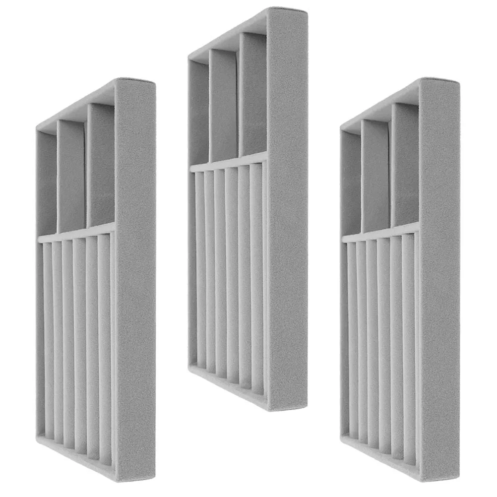 3Pcs Jewelry Display Trays Organizer Flannel Ring Earring Holder Tray Jewelry Storage for Dressing Table Necklace Display Holder
3Pcs Jewelry Display Trays Organizer Flannel Ring Earring Holder Tray Jewelry Storage for Dressing Table Necklace Display Holder