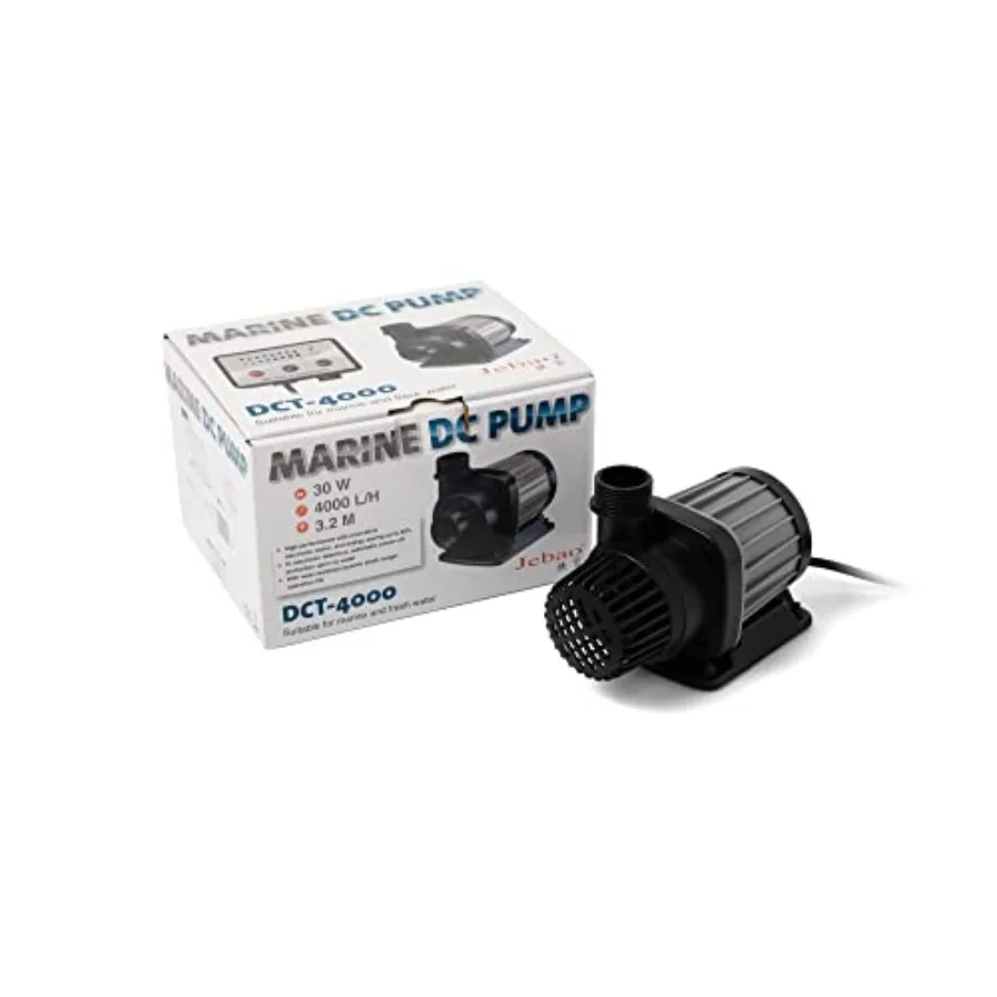 Marine controllable water pump for boat cooling systems, ABS plastic housing, black, 1056GPH high flow rate with adjustable spe
Marine controllable water pump for boat cooling systems, ABS plastic housing, black, 1056GPH high flow rate with adjustable spe