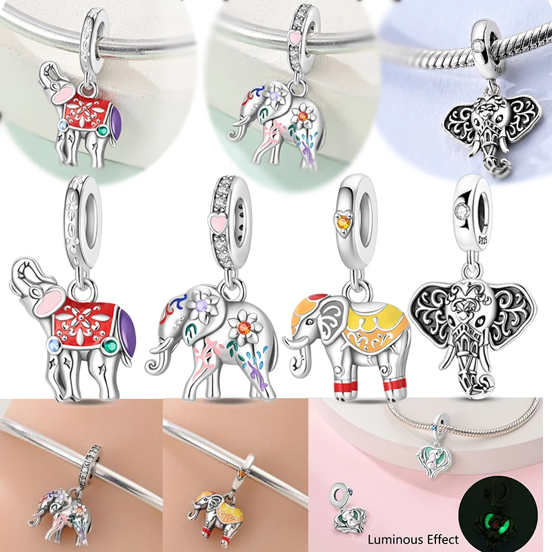 925 Sterling Silver Multiple Styles Elephant Charms Good Luck Elephant Pendants Fit Bracelets DIY Animal Lover Jewelry Gift
925 Sterling Silver Multiple Styles Elephant Charms Good Luck Elephant Pendants Fit Bracelets DIY Animal Lover Jewelry Gift