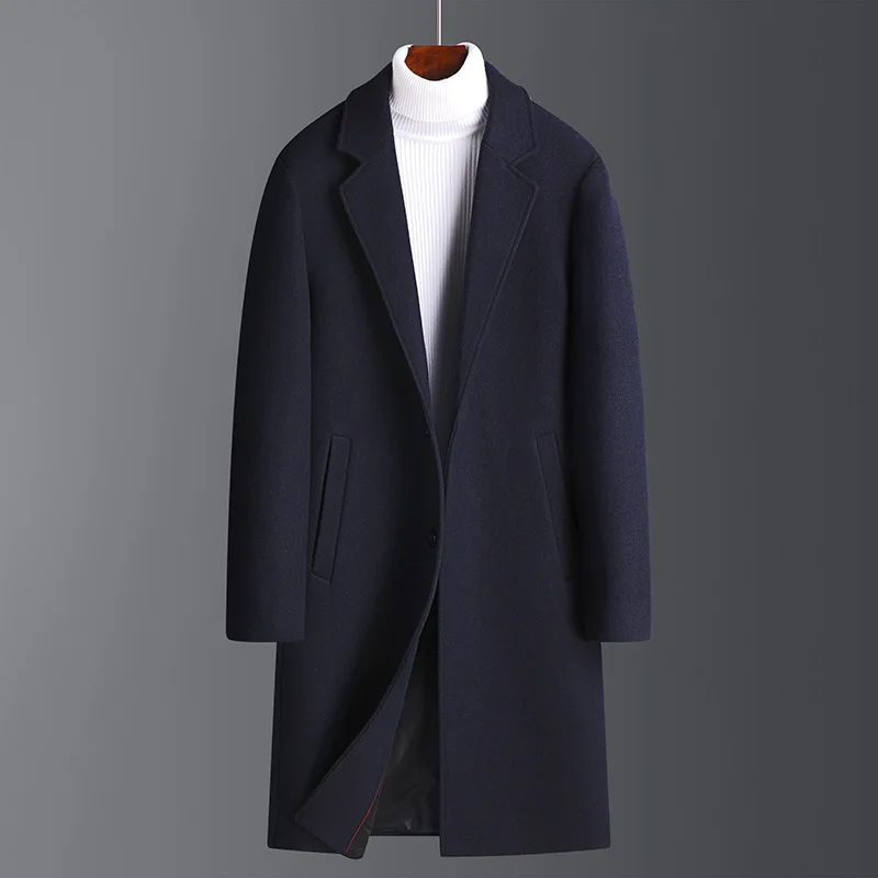 2023 Autumn/Winter New Polo Neck Coat Men's Slim Fit Youth Korean Version Mid Length
2023 Autumn/Winter New Polo Neck Coat Men's Slim Fit Youth Korean Version Mid Length
