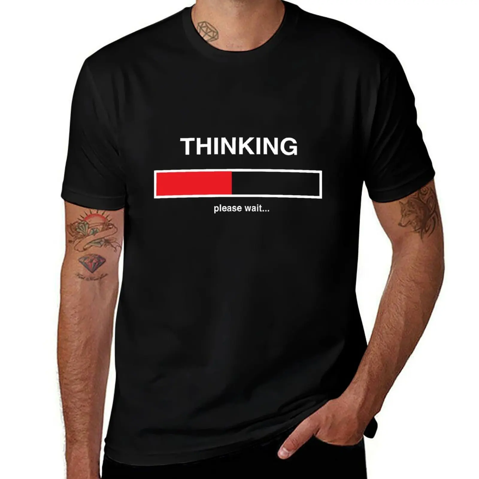 Thinking. Please Wait T-Shirt boys whites vintage graphic tee cute clothes essential t shirt t shirt men 100℅ cotton
Thinking. Please Wait T-Shirt boys whites vintage graphic tee cute clothes essential t shirt t shirt men 100℅ cotton