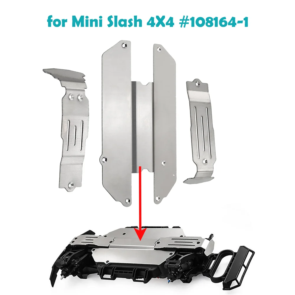 Metal Armor Set for Mini Slash 4X4 #108164-1 Skid Plate Chassis D351
Metal Armor Set for Mini Slash 4X4 #108164-1 Skid Plate Chassis D351