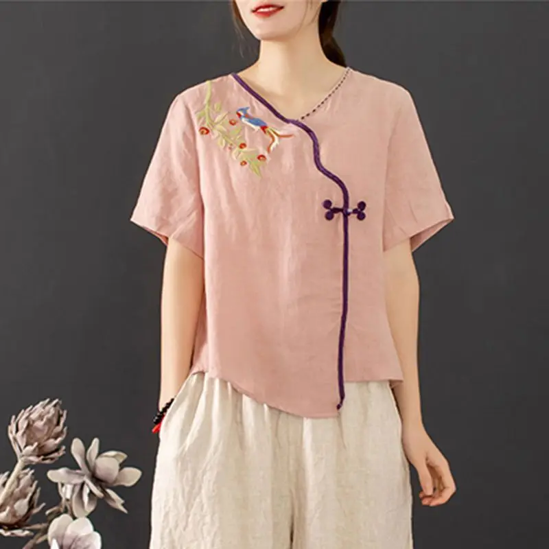 Embroidered Casual Short Sleeve Top And Pants Two-Piece Set for plus Size Women Spring Summer New Arrival European Style
Embroidered Casual Short Sleeve Top And Pants Two-Piece Set for plus Size Women Spring Summer New Arrival European Style