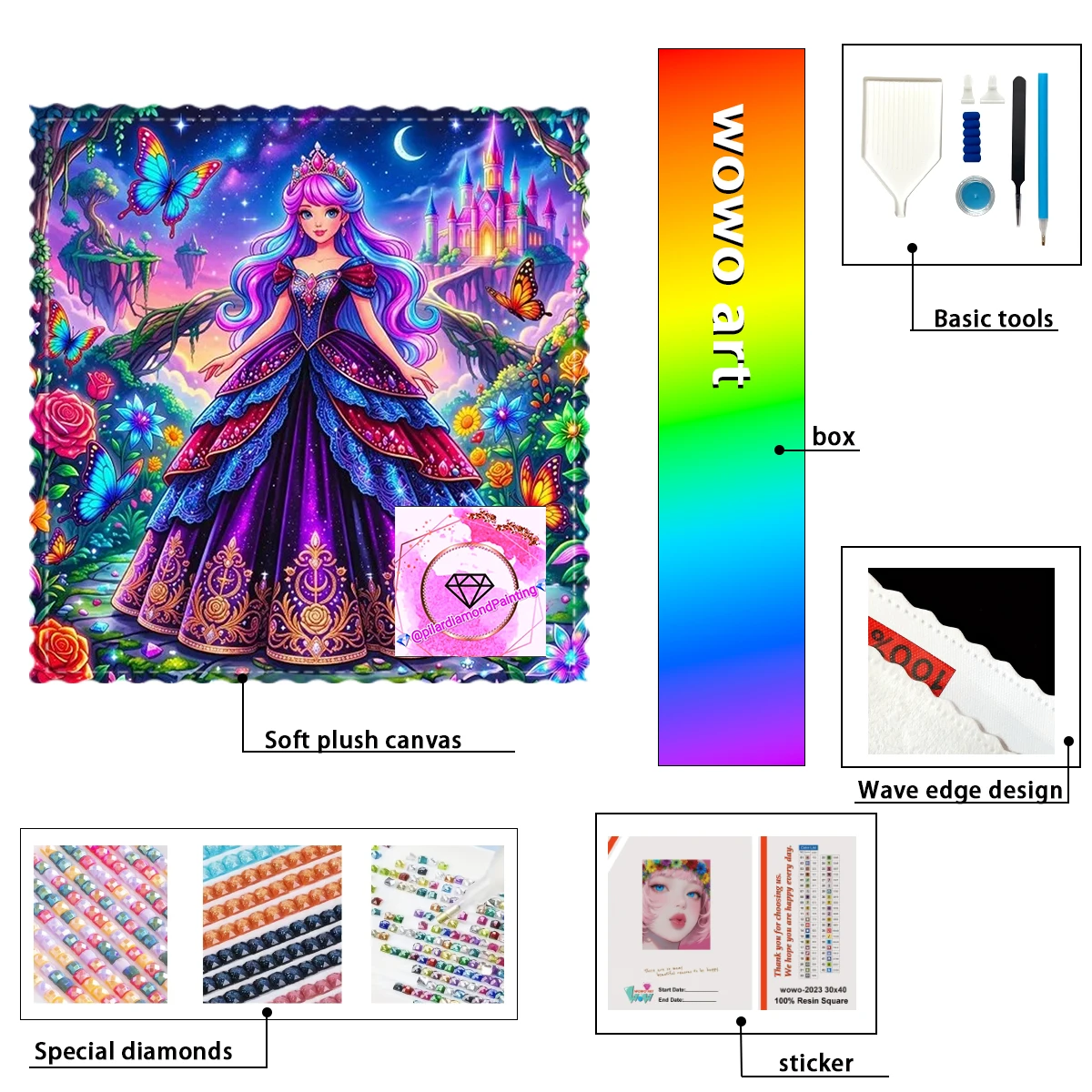 【pilar Diamond Art】Набор для вышивания стразами Princesa pequeña 100% Full Diamond Stamping Kit — идеальное произведение, стоящее того, чтобы приобрести.
【pilar Diamond Art】Набор для вышивания стразами Princesa pequeña 100% Full Diamond Stamping Kit — идеальное произведение, стоящее того, чтобы приобрести.