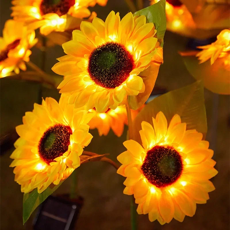 LED Solar Sunflower Outdoor Lawn Light Pathway Yard Wedding Holiday Garden Decoration Solar Wedding Christmas Flowers Lamp
LED Solar Sunflower Outdoor Lawn Light Pathway Yard Wedding Holiday Garden Decoration Solar Wedding Christmas Flowers Lamp