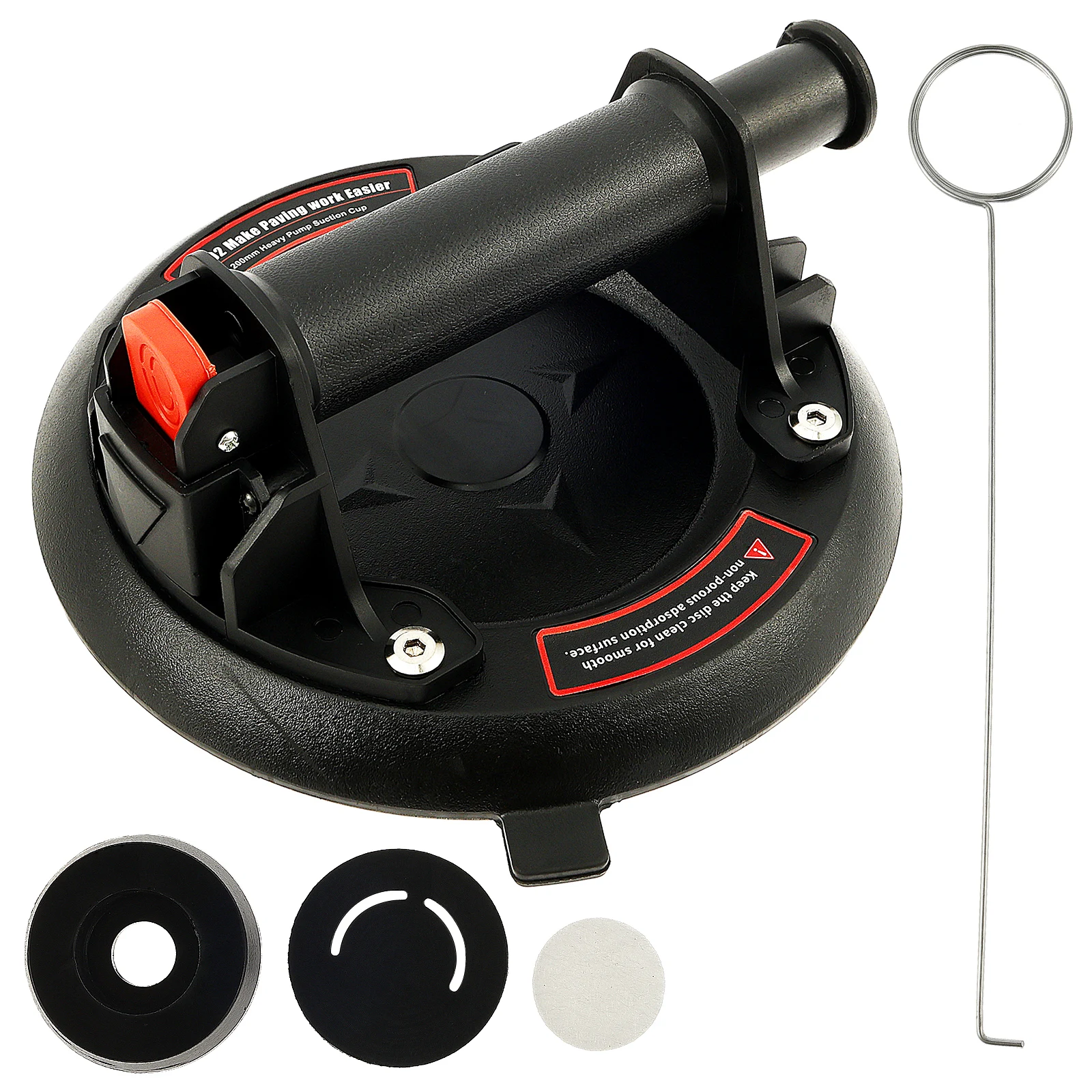 Glass Suction Cup Strong Self Locking Sealing Vacuum Suction Lifter Thickened Double Layer Suction Cup Head for Marble Tiles
Glass Suction Cup Strong Self Locking Sealing Vacuum Suction Lifter Thickened Double Layer Suction Cup Head for Marble Tiles