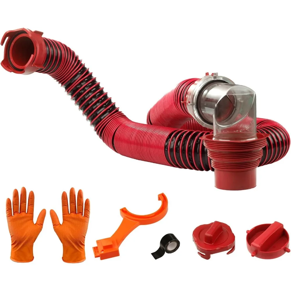 Комплект канализационных шлангов для автодома длиной 10 футов с герметичными поворотными фитингами, 90 шт. ° Прозрачный колено, адаптер 4-в-1, устойчивый к ударам и ультрафиолетовому излучению
Комплект канализационных шлангов для автодома длиной 10 футов с герметичными поворотными фитингами, 90 шт. ° Прозрачный колено, адаптер 4-в-1, устойчивый к ударам и ультрафиолетовому излучению