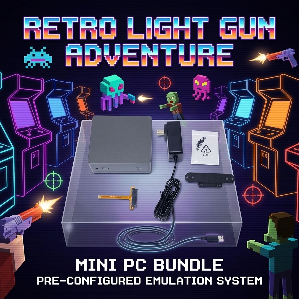 MINI Game Console Kit with Batocera which is pre-installed with light gun game system
MINI Game Console Kit with Batocera which is pre-installed with light gun game system